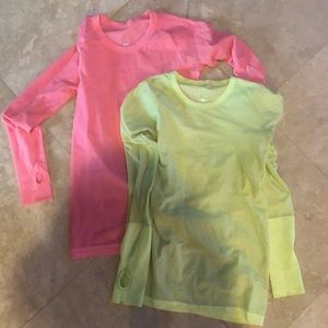 Two for one lulu work out tops